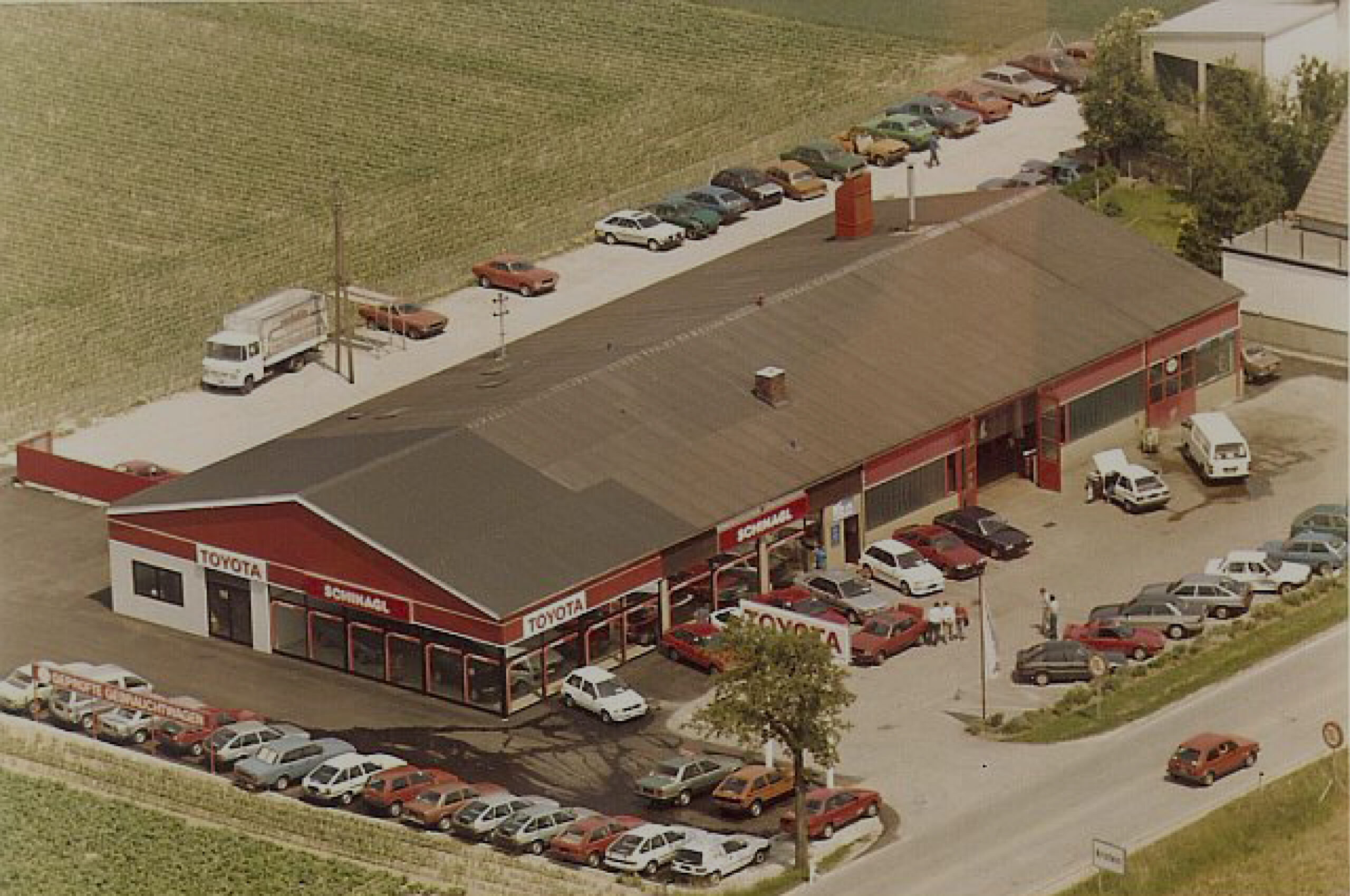 Autohaus Schinagl im Jahr 1993